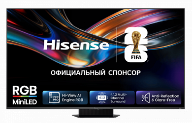 RGB MiniLED Телевизор Hisense 75UR9S